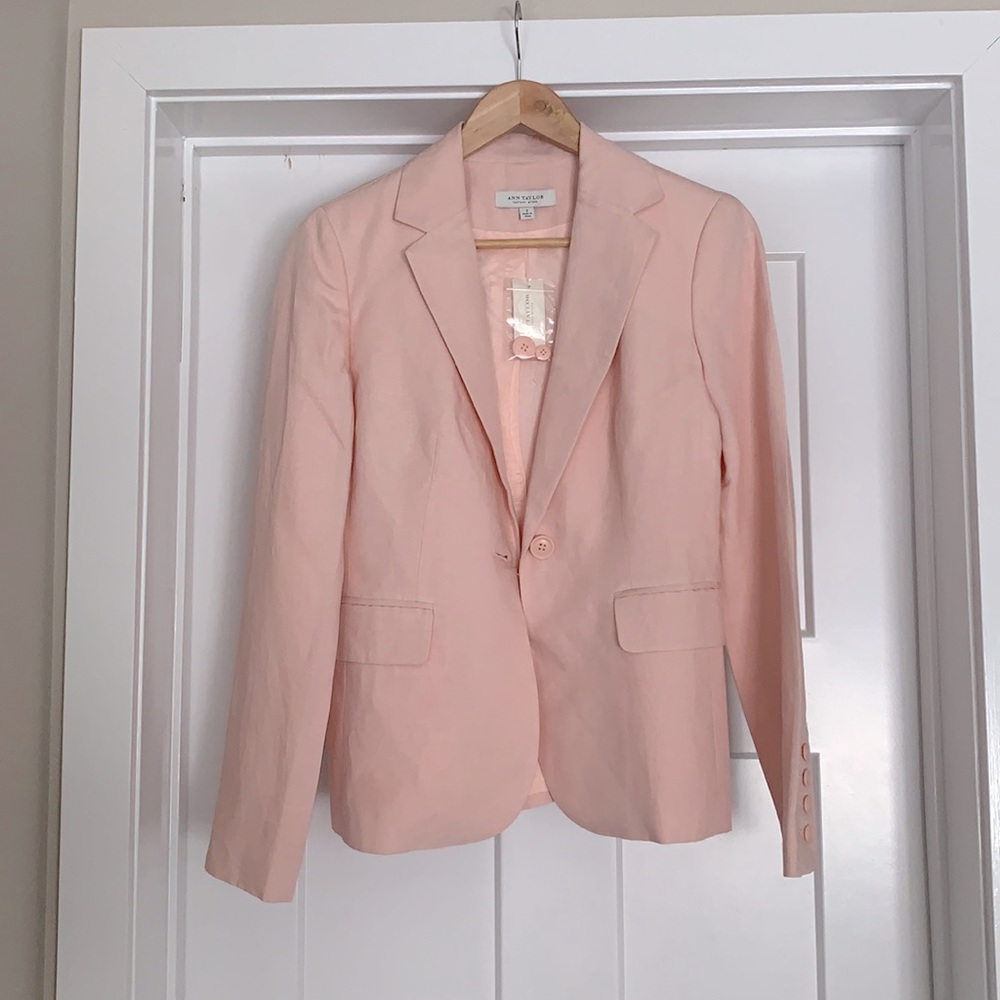 Ann Taylor Factory Linen Blazer